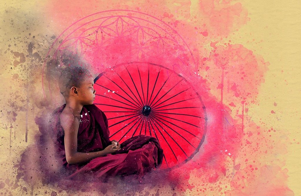 buddha-2396275　仏 人生の花 瞑想 精神的 仏教 神秘的 シンボル 難解 霊性 禅 宗教