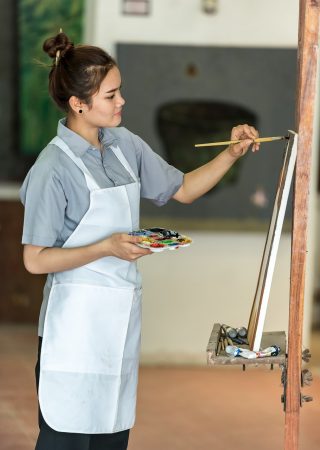 artist-1822690　アーティスト アート 芸術作品。 アジア ブラシ キャン